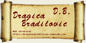 Dragica Bradilović vizit kartica